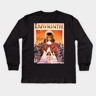 The Labyrinth Engrossing Enigmas Kids Long Sleeve T-Shirt